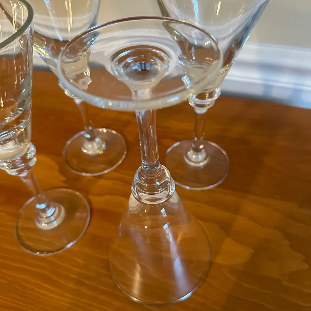 Pottery Barn Wine Glasses-Set of Four
